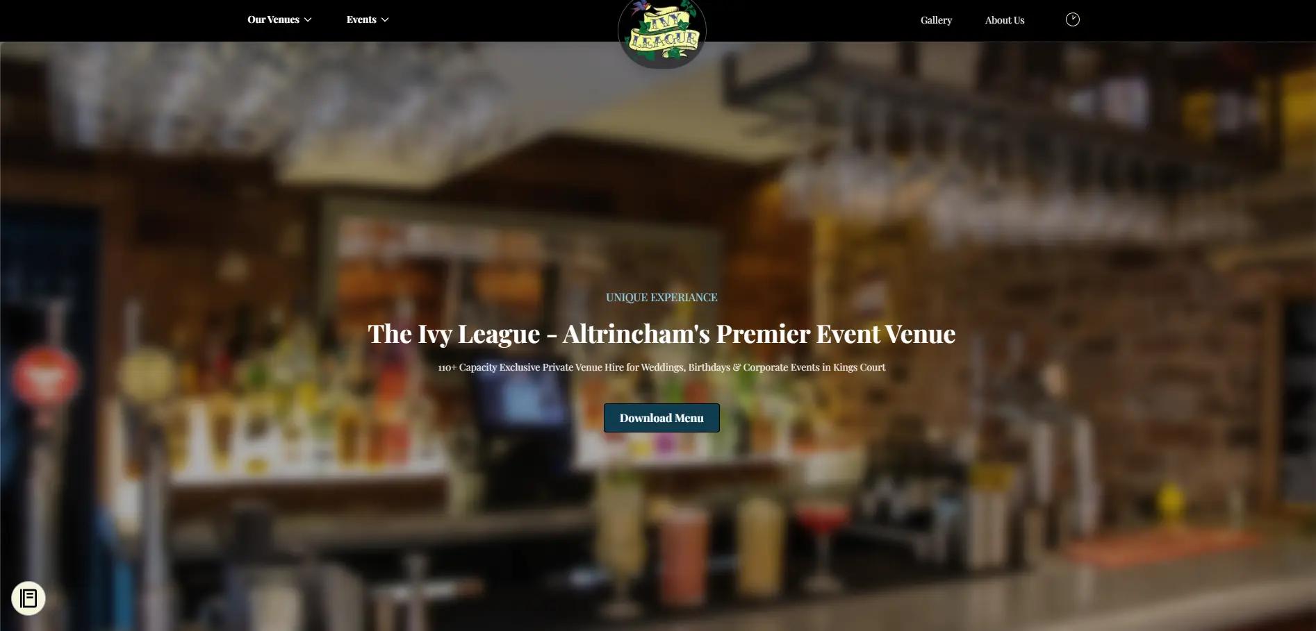 Web Design for Bars & Event Venues - JW Digital