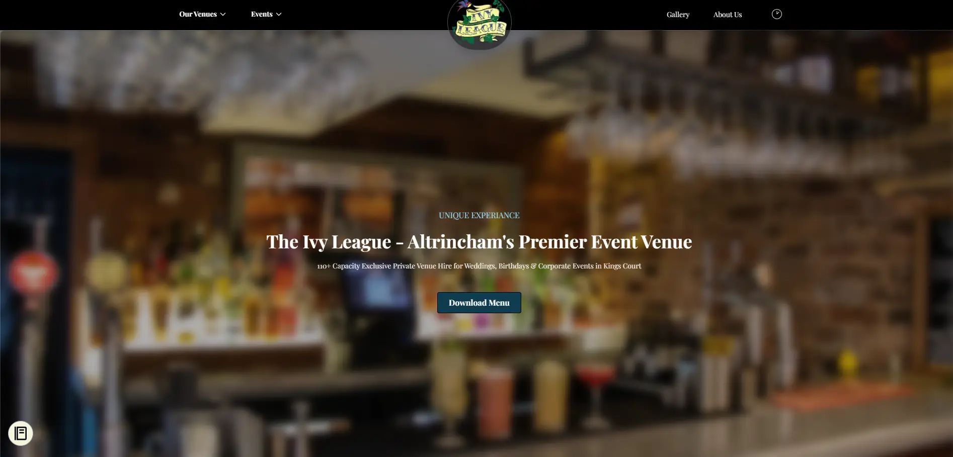 Web Design for Bars & Event Venues - JW Digital
