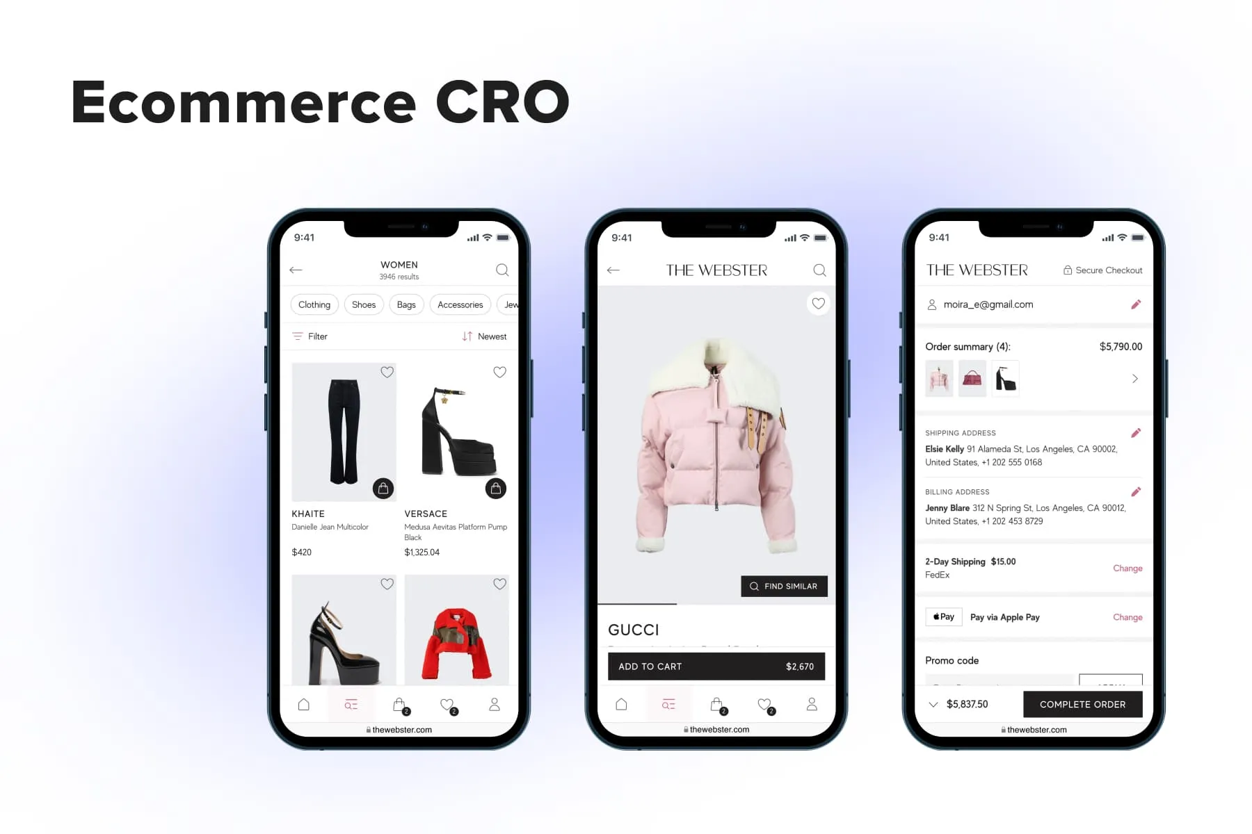 Ecommerce UX & CRO