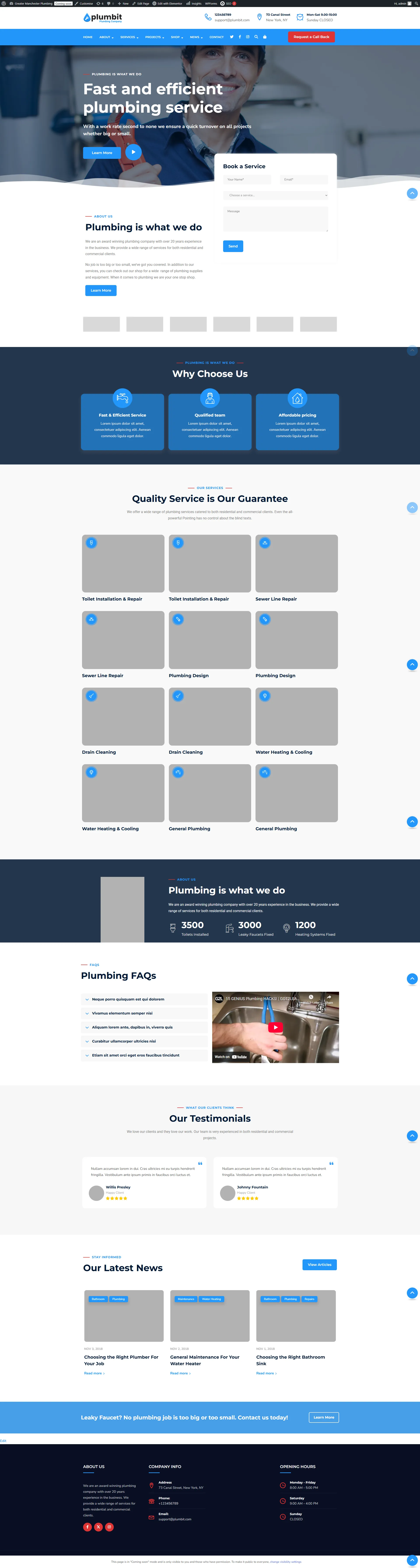 Plumbing Services - Trade Services